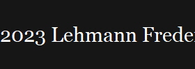 2023 Lehmann Frederick