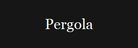 Pergola