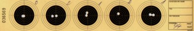 Training's Scheibe frs Luftgewehr